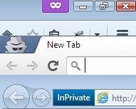 Private browsing mode for browsers