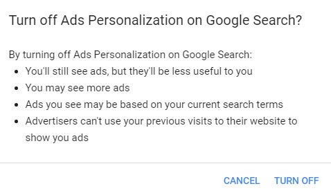 off ads search