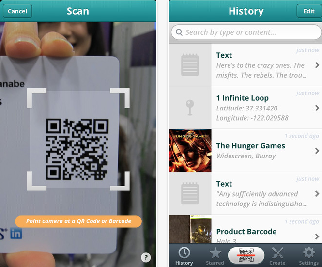 QR Code Reader and Scanner iOS
