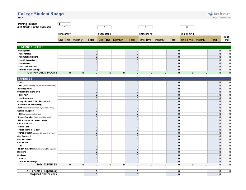 bill management excel template