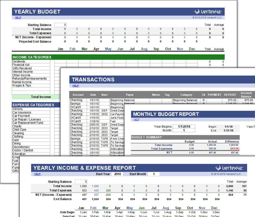 best budget excel template