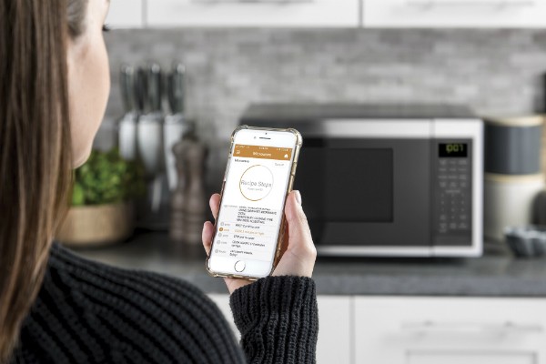 GE smart microwave scan to cook