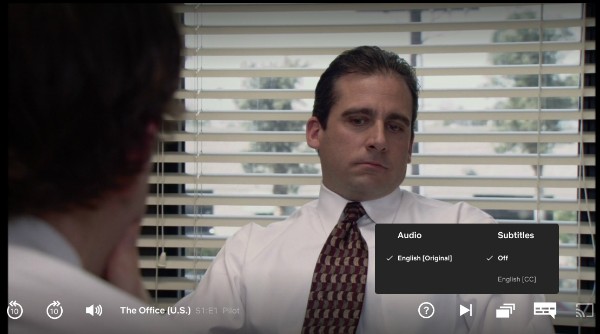 how to turn on subtitles in netflix screen shot