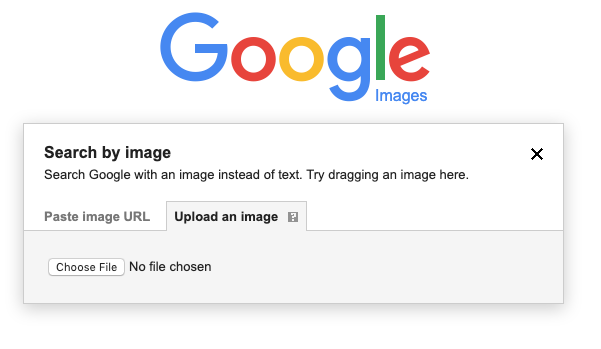 Reserve image search using Google Images