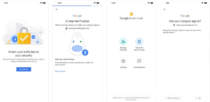 Google Smart Lock app - protect your accounts with fast verification