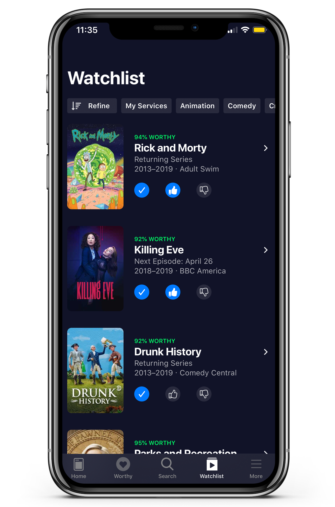 TV Shows to Watch Now: Watchworthy App Offers Personalized Suggestions