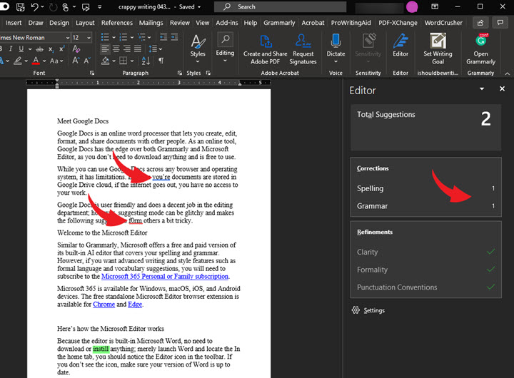 Technical Document Review - Microsoft Word is Not a Review Tool