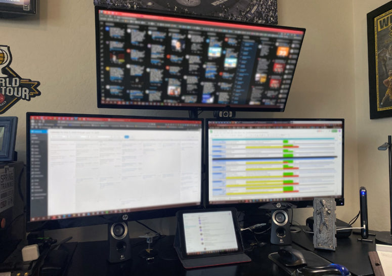 Work from home computer setup
