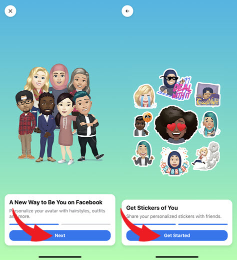 How to create Facebook avatar?