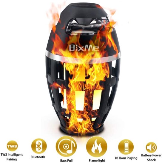 BixMe LED Bluetooth Flame Speakers