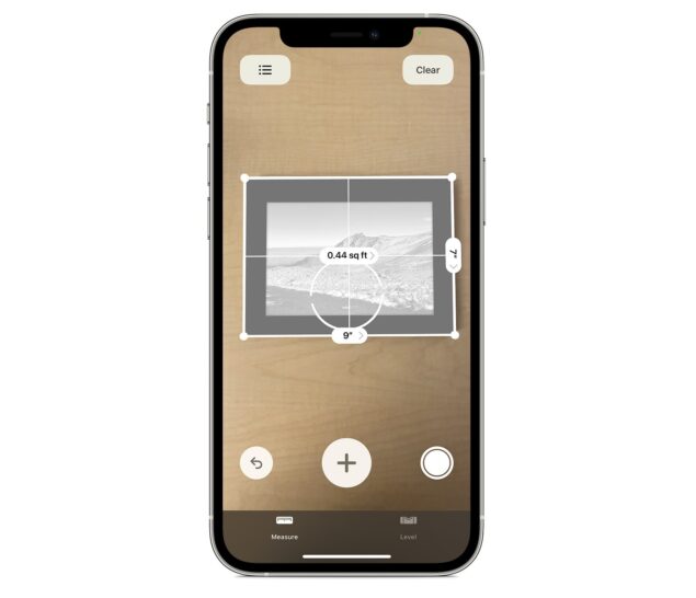 iPhone measure app