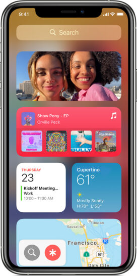 iPhone smart stack