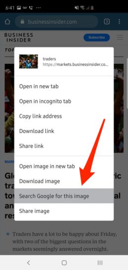 How to Reverse Image Search from Android in 4 Steps