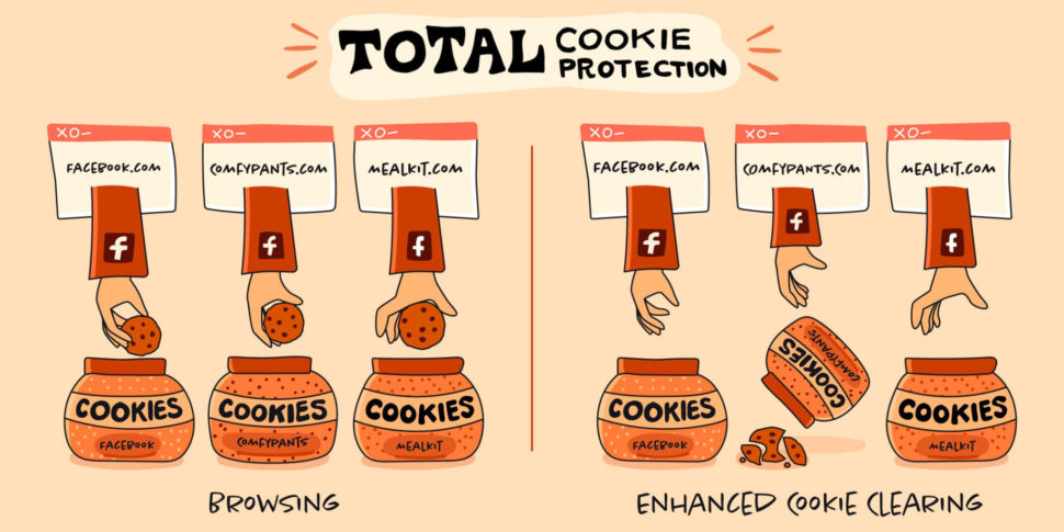 Browser total cookie protection