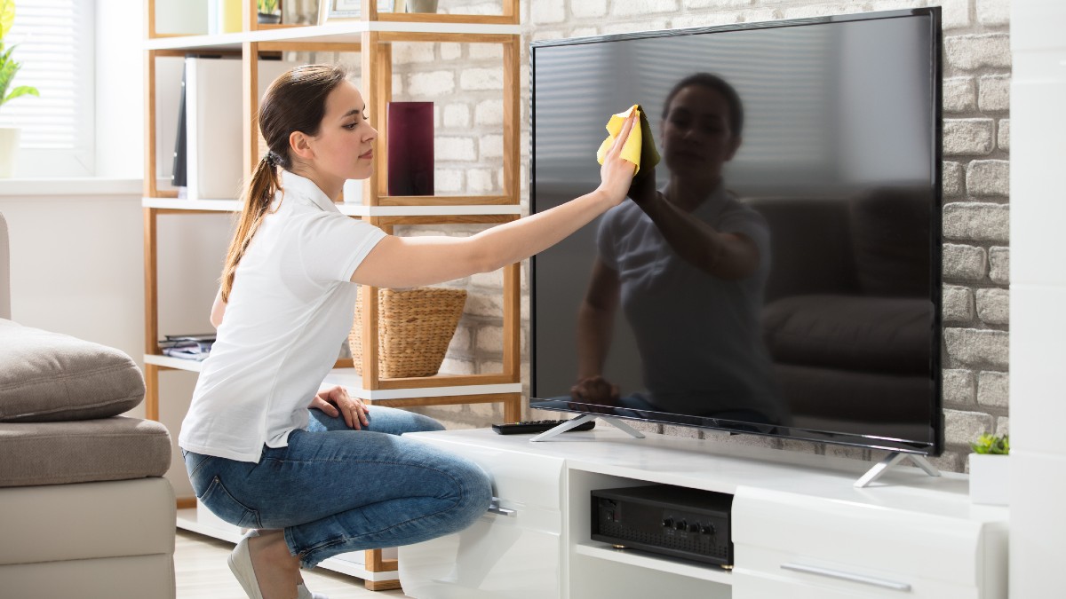 Cómo limpiar la pantalla de la televisión