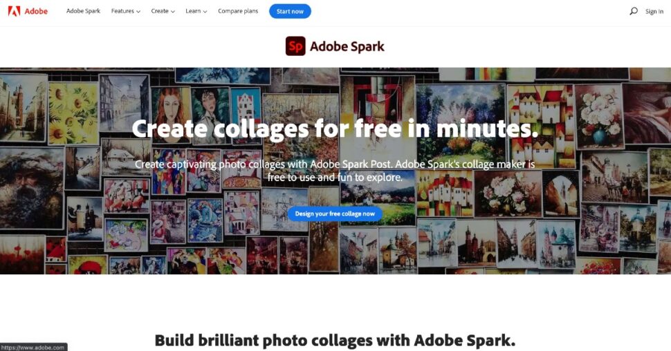 Create online photo collages 