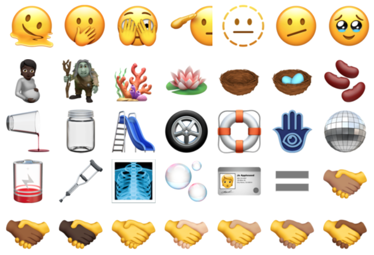 Our favourite new emojis from the Apple iOS 15.4 update