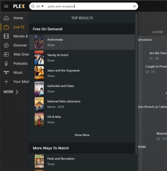 Image Credit: Plex.tv