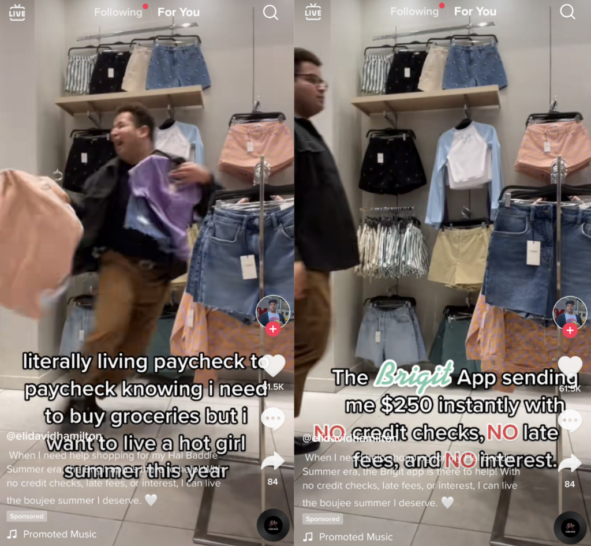TikTok payday loans