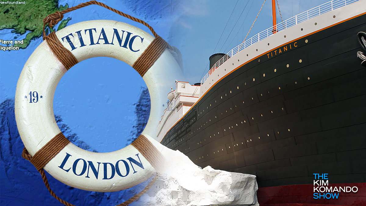 rms titanic sinking location