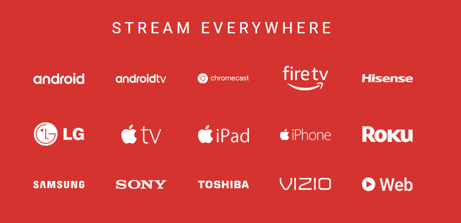 List of free hot sale tv streaming sites