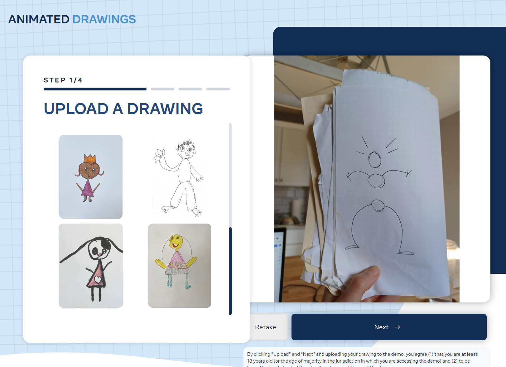 This AI-powered widget can turn any drawing into a lively animation