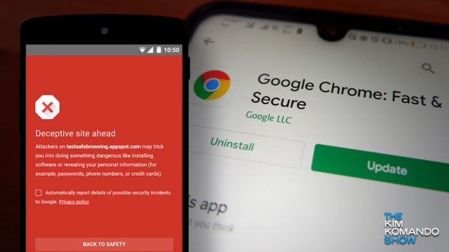 Google Safe Browsing protects devices from dangerous sites and files