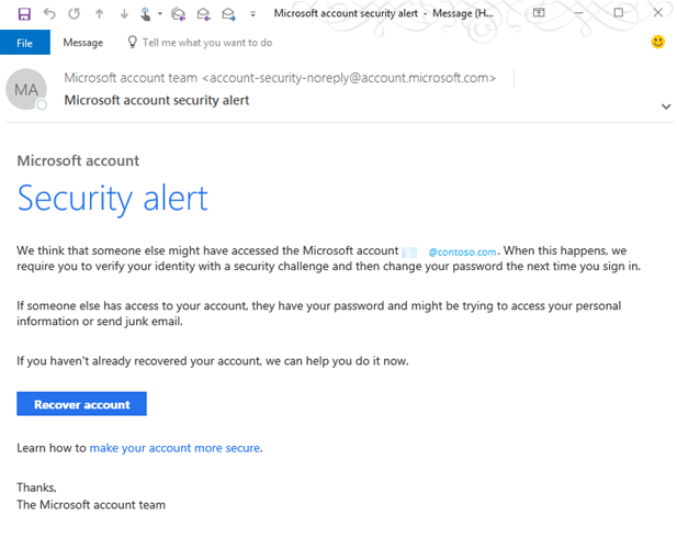 That security alert email from Microsoft isn't spam - Here's what