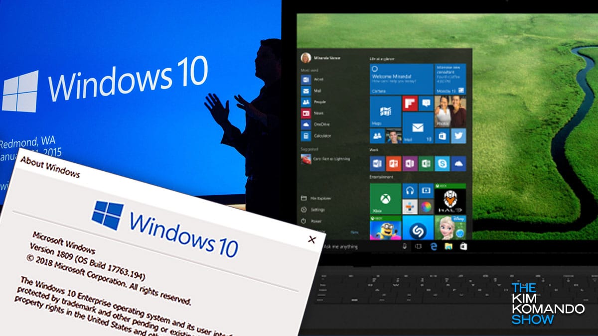 Microsoft Windows 10 Operating System