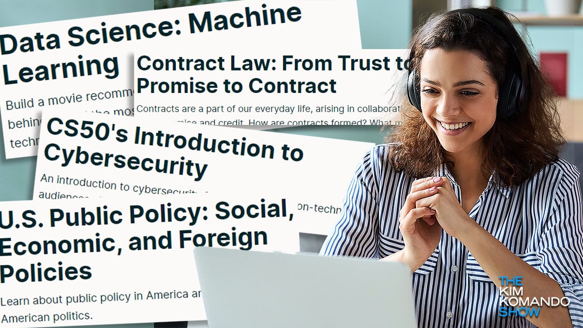 harvard classes online free