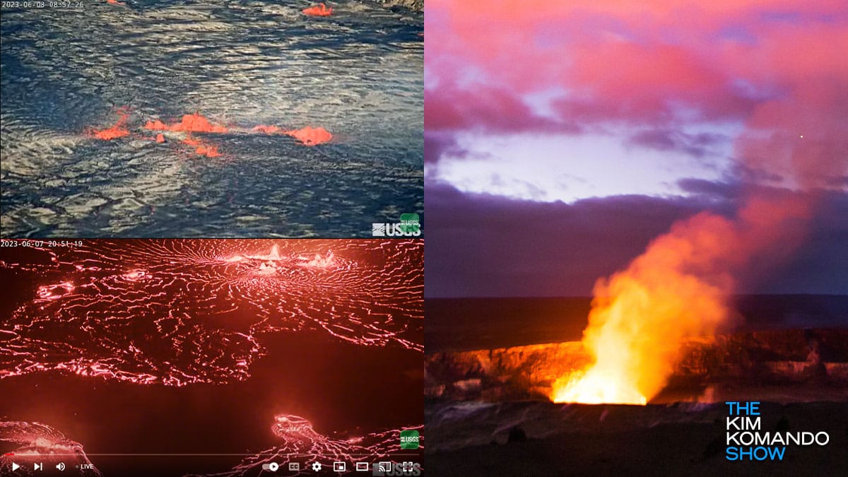 Extraordinary livestream of the Kilauea volcano