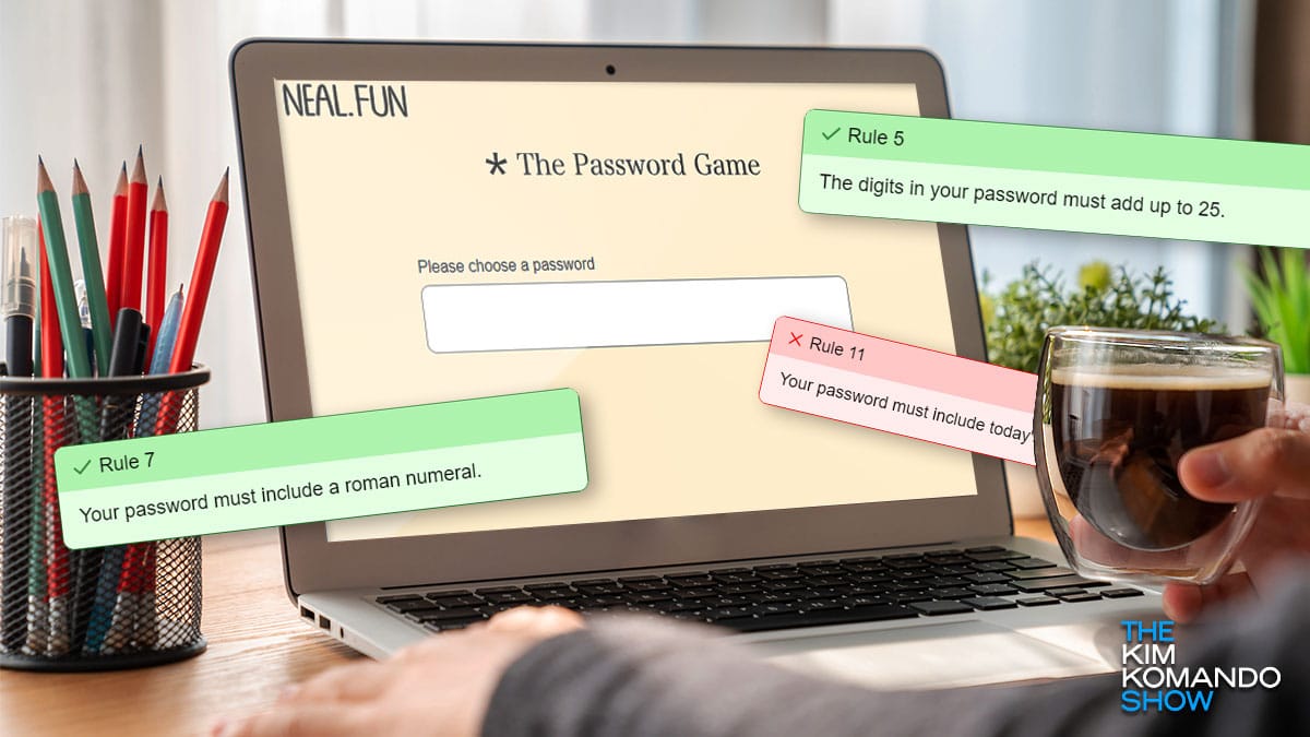 What is 'The Password Game' by Neal Agarwal?
