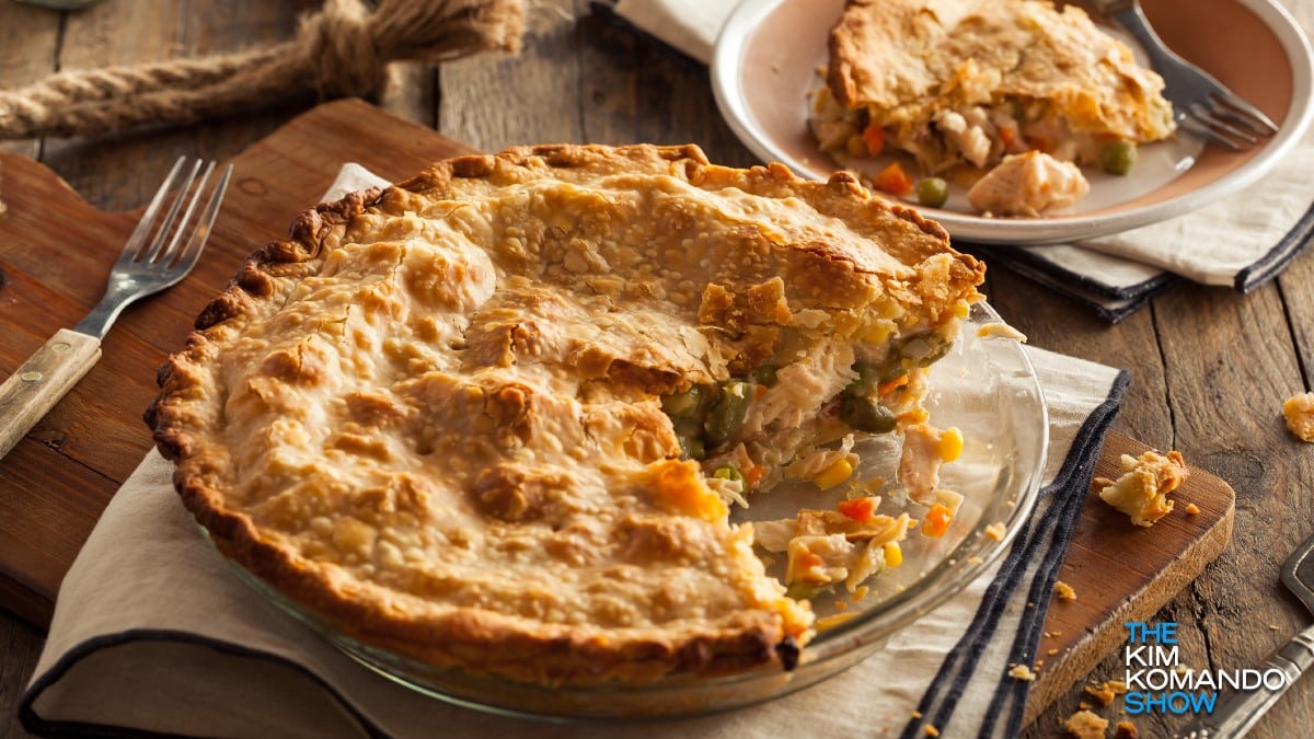 healthy chicken pot pie
